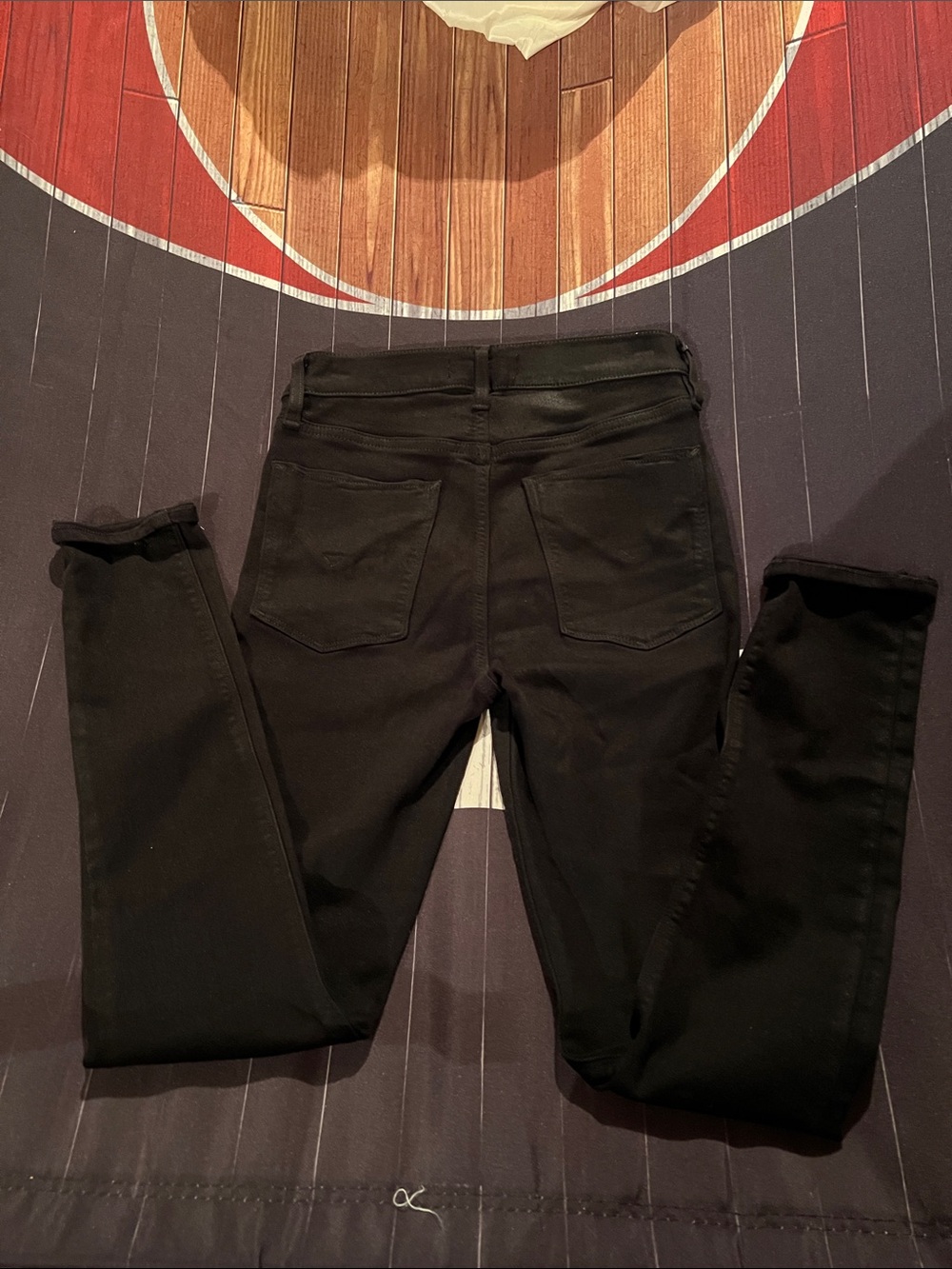 Hudson Jeans Women Skinny Black Stretch Denim